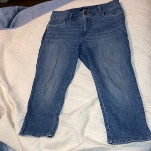 Woman’s denim Chaps size 10 capri pants